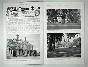 Original Issue of Country Life Magazine Dated February 23rd 1924 with a Main Feature on Aldenham ...