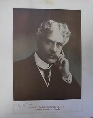 Robert Laird Borden, L.L.D., K.C. Prime Minister of Canada portrait print