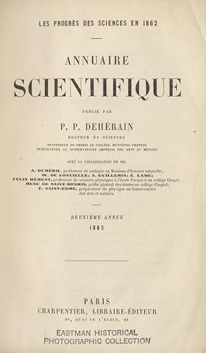 ANNUAIRE SCIENTIFIQUE