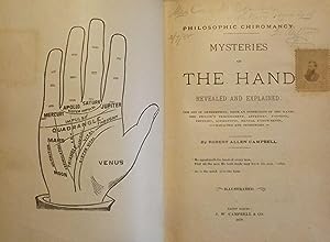 MYSTERIES OF THE HAND REVEALED AND EXPLAINED PALMISTRY PALM READING