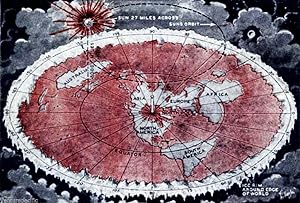 Flat Earth Map : Wilbur Glen Voliva : circa 1931