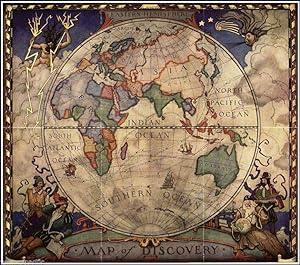 Map of Discovery - Eastern Hemisphere : N. C. Wyeth : circa 1928
