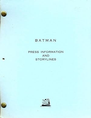 BATMAN - Press Information And Storylines ('Fact Sheet - 120 Episodes in Color')
