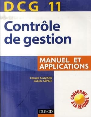 dcg 11 ; contrôle de gestion ; manuel et applications