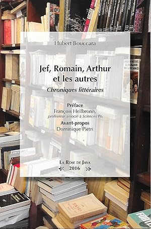 Jef, Romain, Arthur et les autres. Chroniques littéraires.