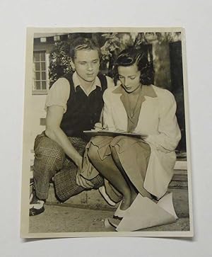 Jackie Cooper, Pat Stewart, Original Press Agency Photograph