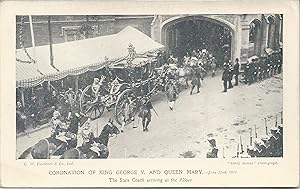 Coronation of King George V and Queen Mary, June 22, 1911, Postcard, Unused