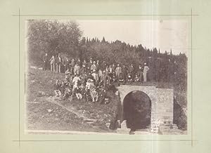 DITTA GIACOMO AGNELLI CASA EDITRICE [FOTOGRAFIA]. Fiesole 1896 - 27 settembre. Congressisti dell'...