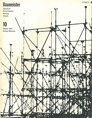 Baumeister. Zeitschrift fur Architectur. Oktober 1967