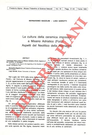 La cultura della ceramica impressa a Misano Adriatico (Forlì) . Aspetti del Neolitico della Romagna.