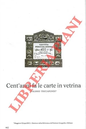 Cent'anni fa le carte in vetrina.