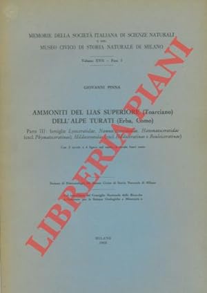 Ammoniti del Lias Superiore (Toarciano) dell'Alpe Turati (Erba, Como) . Famiglie Lytoceratidae, N...