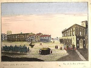 Veduta della Bra di Verona (ripetuto in francese).