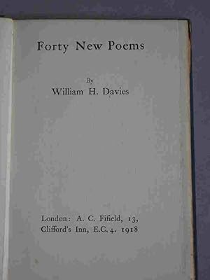 Forty New Poems