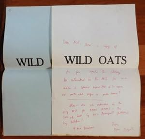 Wild Oats (Broadside Poems - Inscribed)