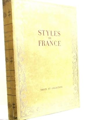 Styles de France Objets et collection. Meubles et ensemble de 1610 à 1920