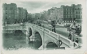 St. Patrick's Bridge, Cork, Ireland, Early Postcard, Used