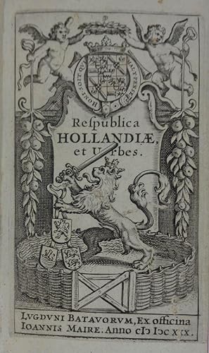 Respublica Hollandiae et urbes. Leiden, J. Maire 1630. 16°. 526 S., mit Kupfertitel, Prgt. d. Zt....