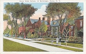 Rome State School, C Buildings, Rome, New York, early postcard, unused