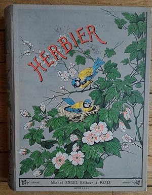 HERBIER de Bibliothèque - 48 planches - reliure Engel