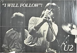 "I Will Follow" / "Boy" double-sided U2 promotional poster (Original poster for U2's first US tou...