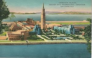 Exhibition Palaces, Golden Gate International Exposition, San Francisco, California, Official Pos...