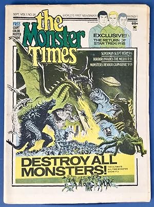 THE MONSTER TIMES Vol. 1, No. 26 (Sept. 1973)