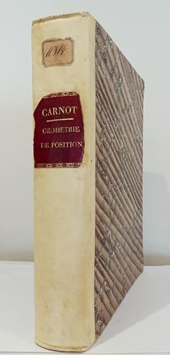 Géométrie de position par L. N. M. Carnot.