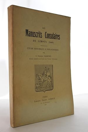 Les manuscrits consulaires de Limous (Aude). Etude historique et philologique