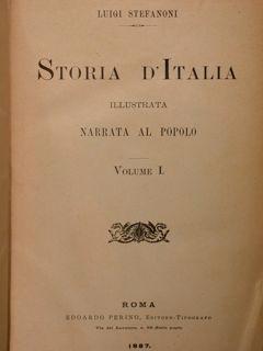 Storia d'Italia popolare illustrata. Vol. I - II - III.