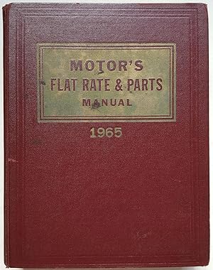 Motor's Flat Rate & Parts Manual 1965, 37th Edition