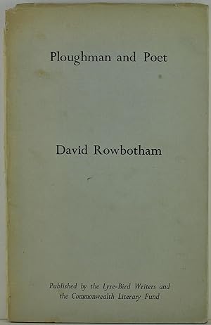 Ploughman and Poet A.D. Hope's copy signed by A.D. Hope