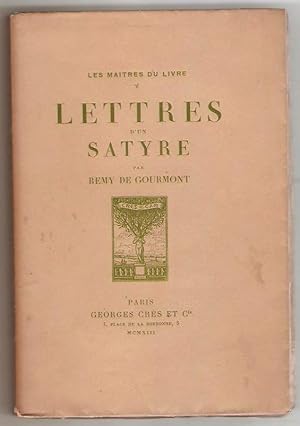 Lettres d'un satyre. Frontispice dessiné et gravé sur bois par P.-Eug. Vibert.