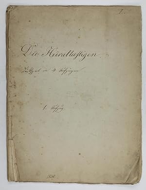 "Die Heiratlustigen. Lustspiel in 4 Aufzügen". Manuskript (Fragment).