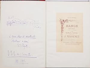 Manon Opéra-Comique en Cinq Actes et Six Tableaux de MM. Henri Meilhac et Philippe Gille . Représ...
