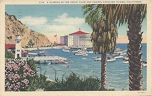 Catalina Island, California: A Glimpse of the Yacht Club and Casino