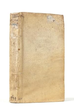 Bibliotheca Chimica. Seu Catalogus Librorum Philosophicorum Hermeticorum.Authorum Chimicorum, vel...