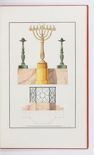 Grund-Plaene, Durchschnitte und Façaden nebst einigen Details der Synagoge in München erbaut im J...