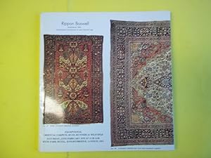 Catalogue of a Highly Important Public Auction. Fine Old & Antique Oriental Carpets.Auction Satur...