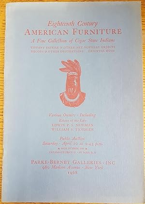 American furniture by New England, New York & other cabinetmakers. Sale No. 2689; A fine collecti...