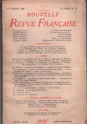 La nouvelle revue francaise 5e année n° 55