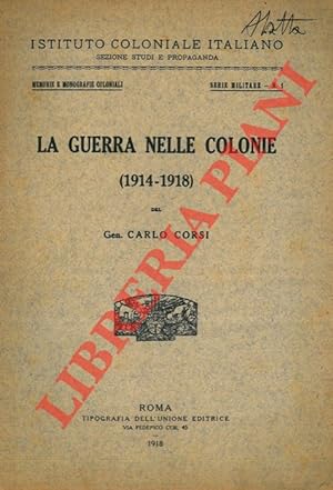 La guerra nelle colonie (1914-1918).