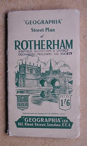 Geographia Large Scale Street Plan of Rotherham.