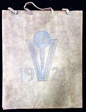 1924 Vassar Calendar with Leather Cover