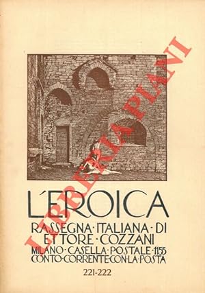 L'Eroica. Rassegna italiana di Ettore Cozzani. N. 221-222.