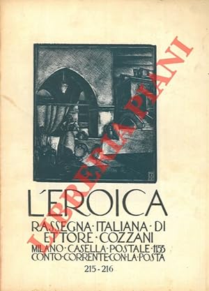 L'Eroica. Rassegna italiana di Ettore Cozzani. N. 215-216.