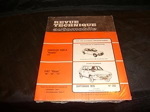 REVUE TECHNIQUE AUTOMOBILE N° 392 : CHRYSLER SIMCA "Horizon" 1979, FIAT "Ritmo" "60" - "65" - "75"