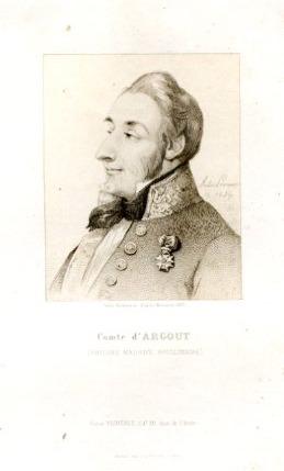Portrait du Comte d'Argout, homme politique français, né à Veyssilieu (Isère), 1782-1858,