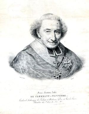 Portrait de Jules de Clermont-Tonnerre, 1748-1830, Cardinal Archevêque de Toulouse.