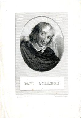 Portrait de Paul Scarron, 1610-1660, écrivain français,